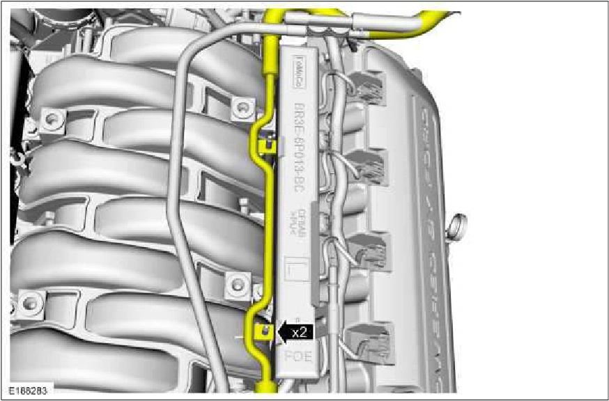 303-04C Fuel Charging and Controls - 5.0L — original illustration 1, reference 639
