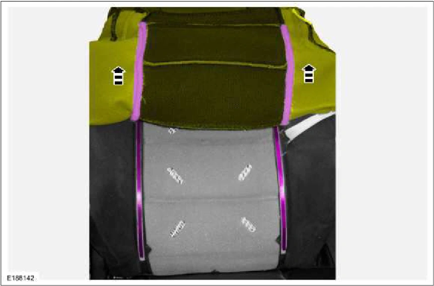 Front Seat Backrest Cover — original illustration 2, reference 1129