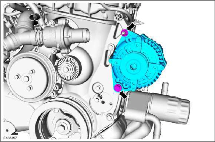 Generator - 5.0L 32V Ti-VCT — original illustration 1, reference 4084