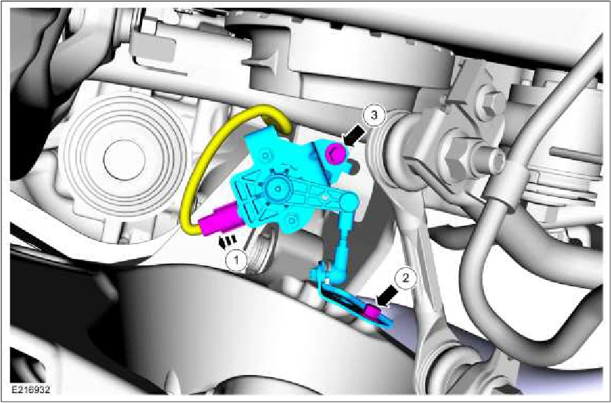 Rear Suspension Height Sensor — original illustration 1, reference 2635