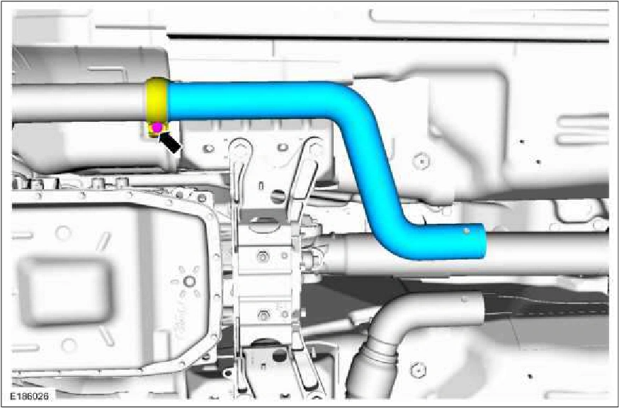 309-00C Exhaust System - 5.0L — original illustration 1, reference 3195