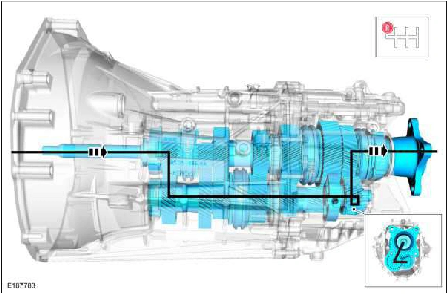 308-03A Manual Transmission - 6-Speed Manual Transmission -MT82 — original illustration 2, reference 3040