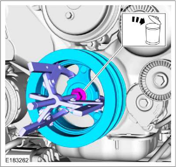 Crankshaft Front Seal — original illustration 2, reference 163