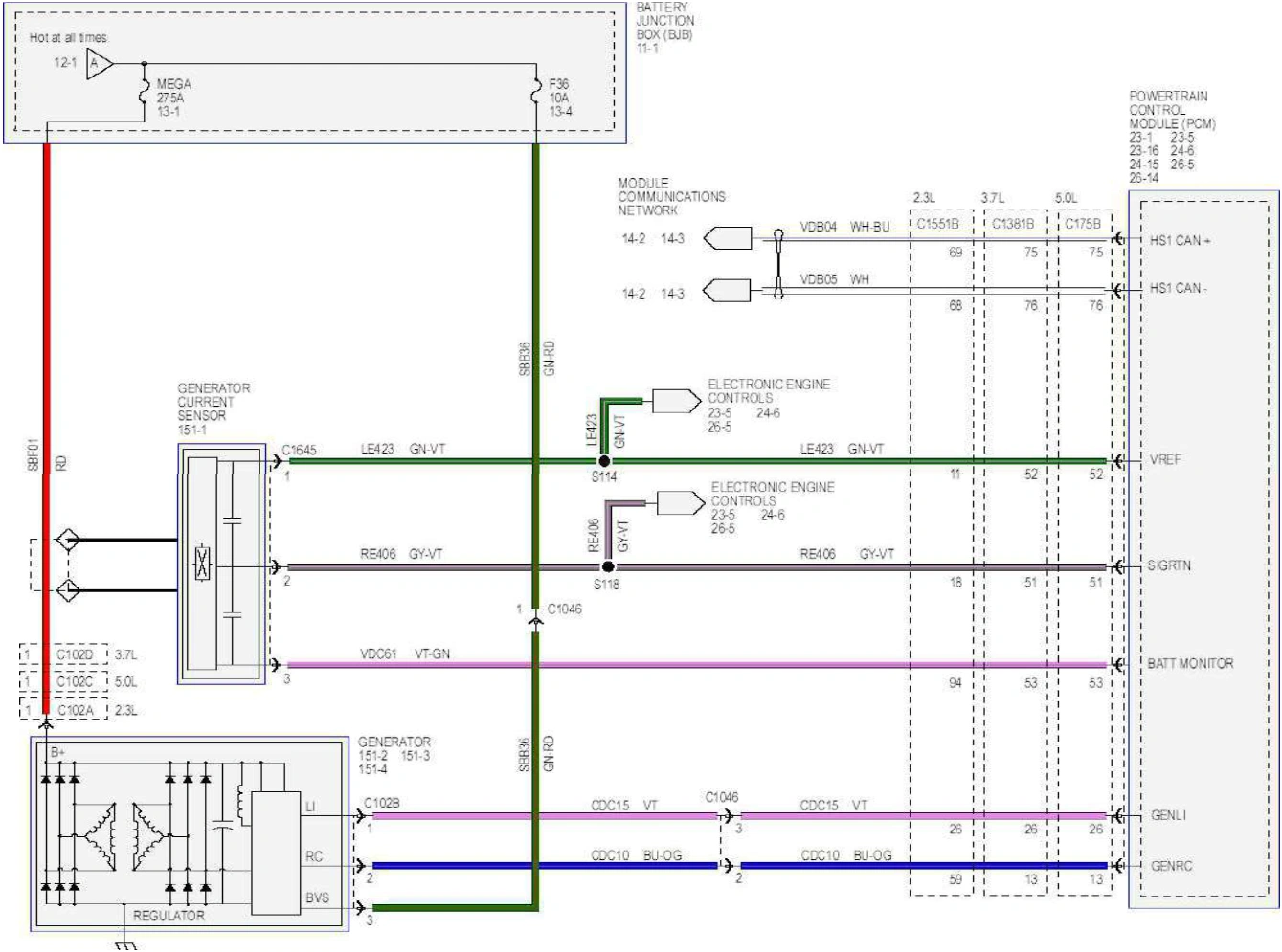 Wiring — original illustration 1, reference 6256