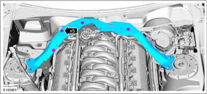 Engine Mount RH — original illustration 2, reference 244