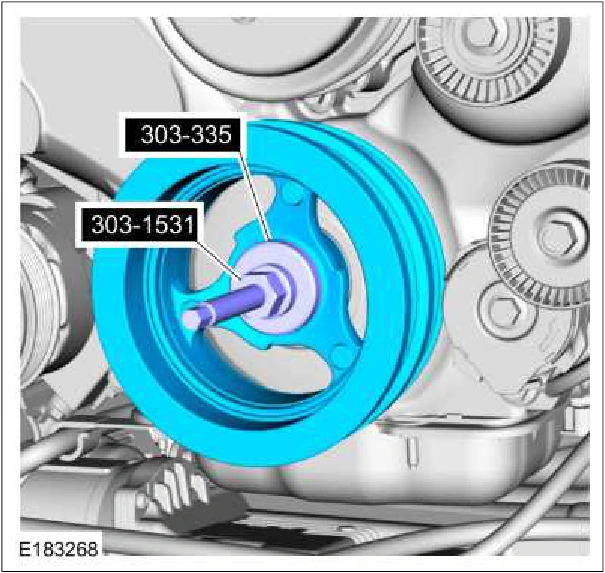 Crankshaft Front Seal — original illustration 2, reference 166