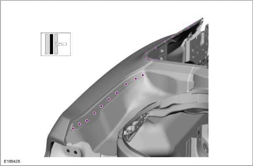 Quarter Panel - Convertible — original illustration 2, reference 2352