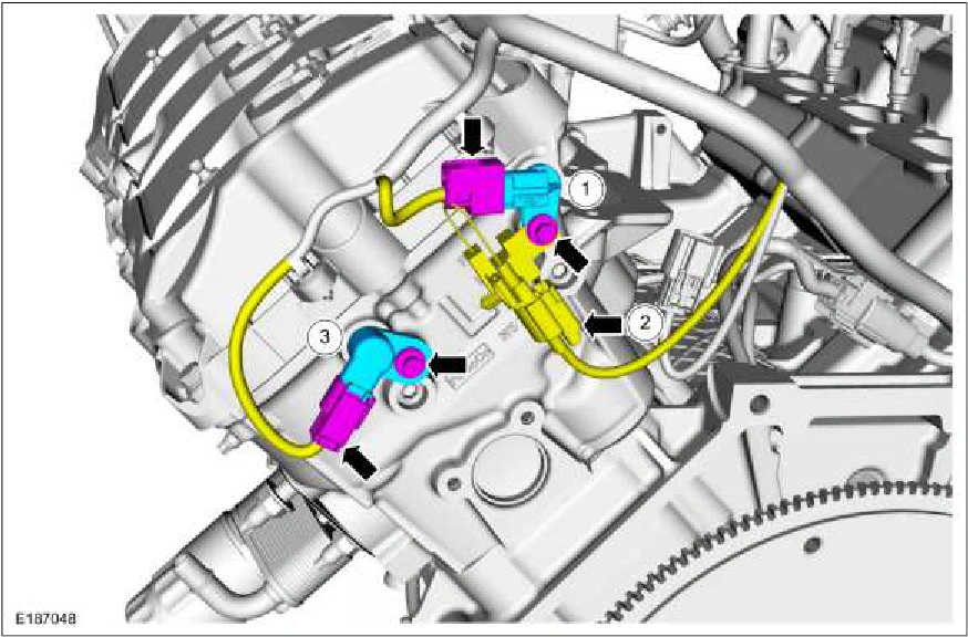 303-14C Electronic Engine Controls - 5.0L — original illustration 2, reference 756