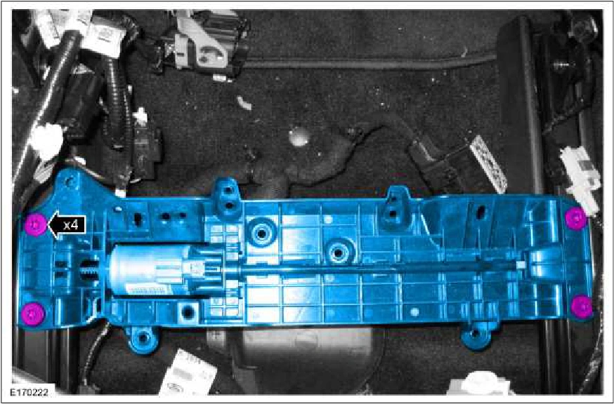 Front Seat Track Motor — original illustration 1, reference 1175