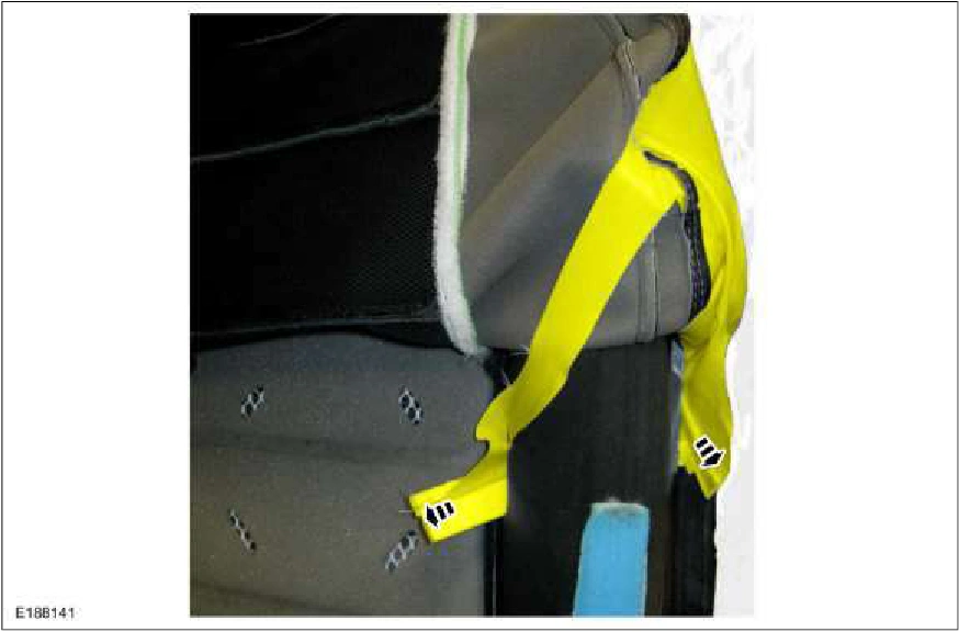 Front Seat Backrest Cover — original illustration 2, reference 1130