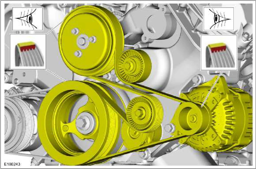 303-05C Accessory Drive - 5.0L — original illustration 1, reference 660