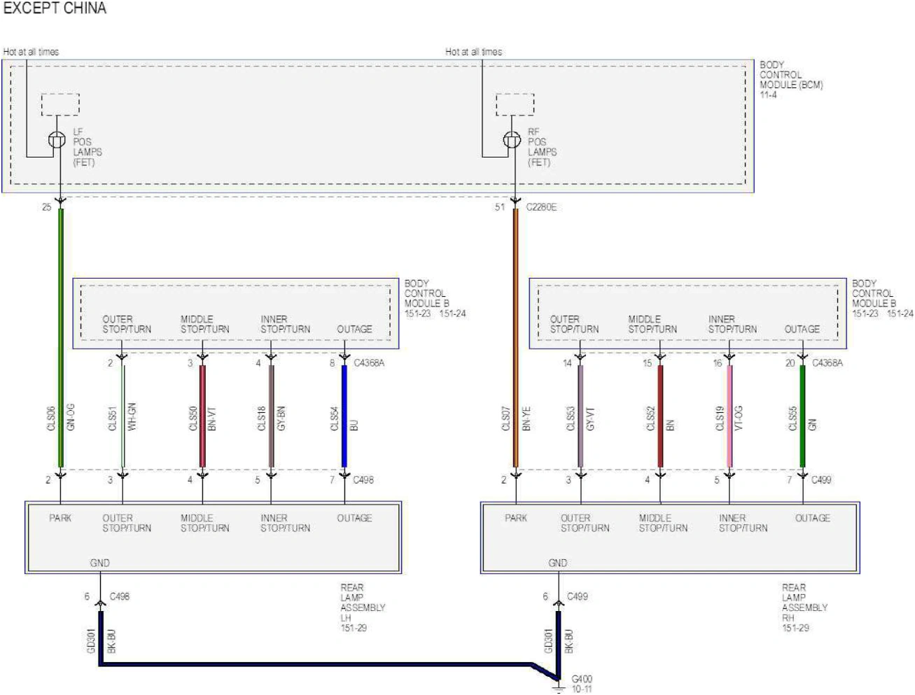 Wiring — original illustration 1, reference 6450