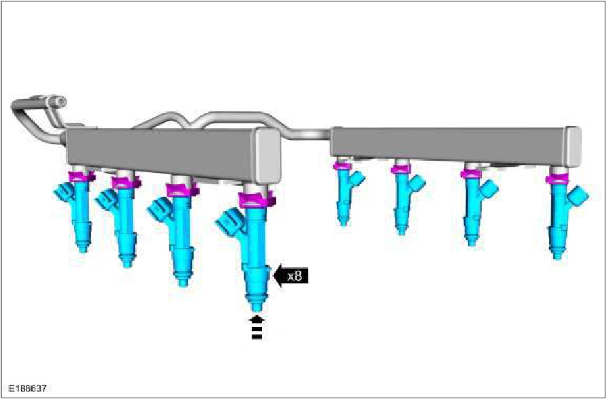 303-04C Fuel Charging and Controls - 5.0L — original illustration 2, reference 642