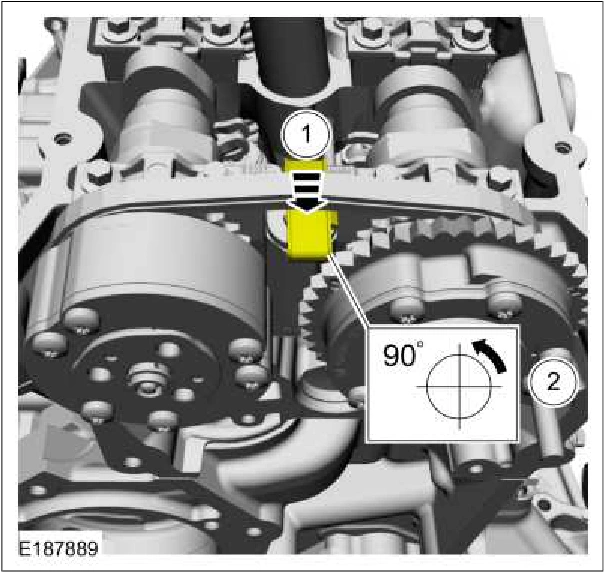 Variable Camshaft Timing (VCT) Unit — original illustration 2, reference 375