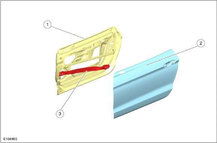 501-26 Body Repairs - Vehicle Specific Information and Tolerance — original illustration 2, reference 2229