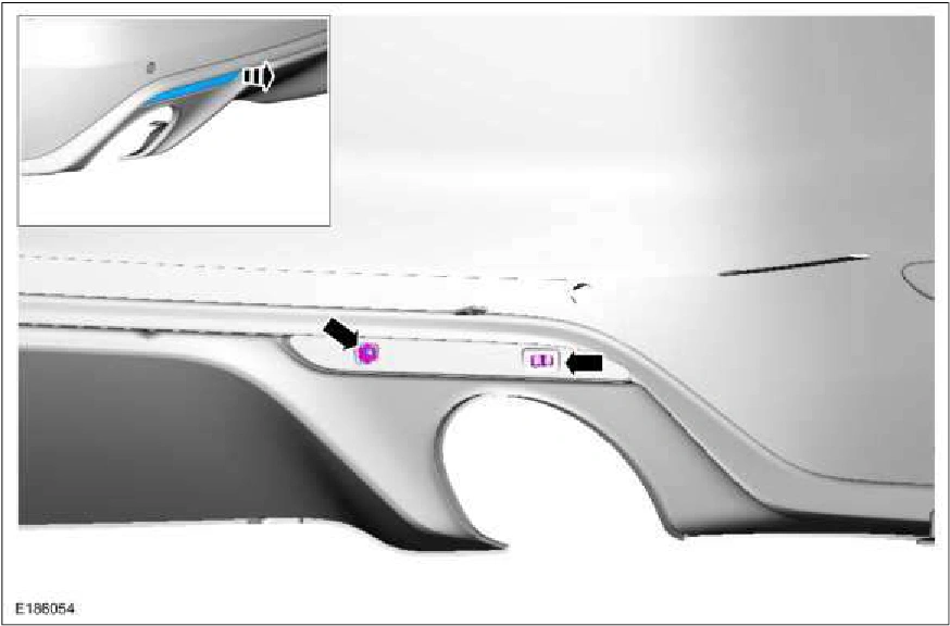 Rear Bumper Cover — original illustration 2, reference 1707