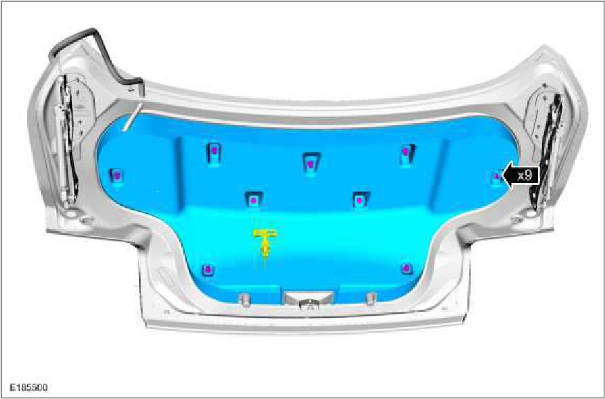 Rear Parking Aid Camera — original illustration 1, reference 4022