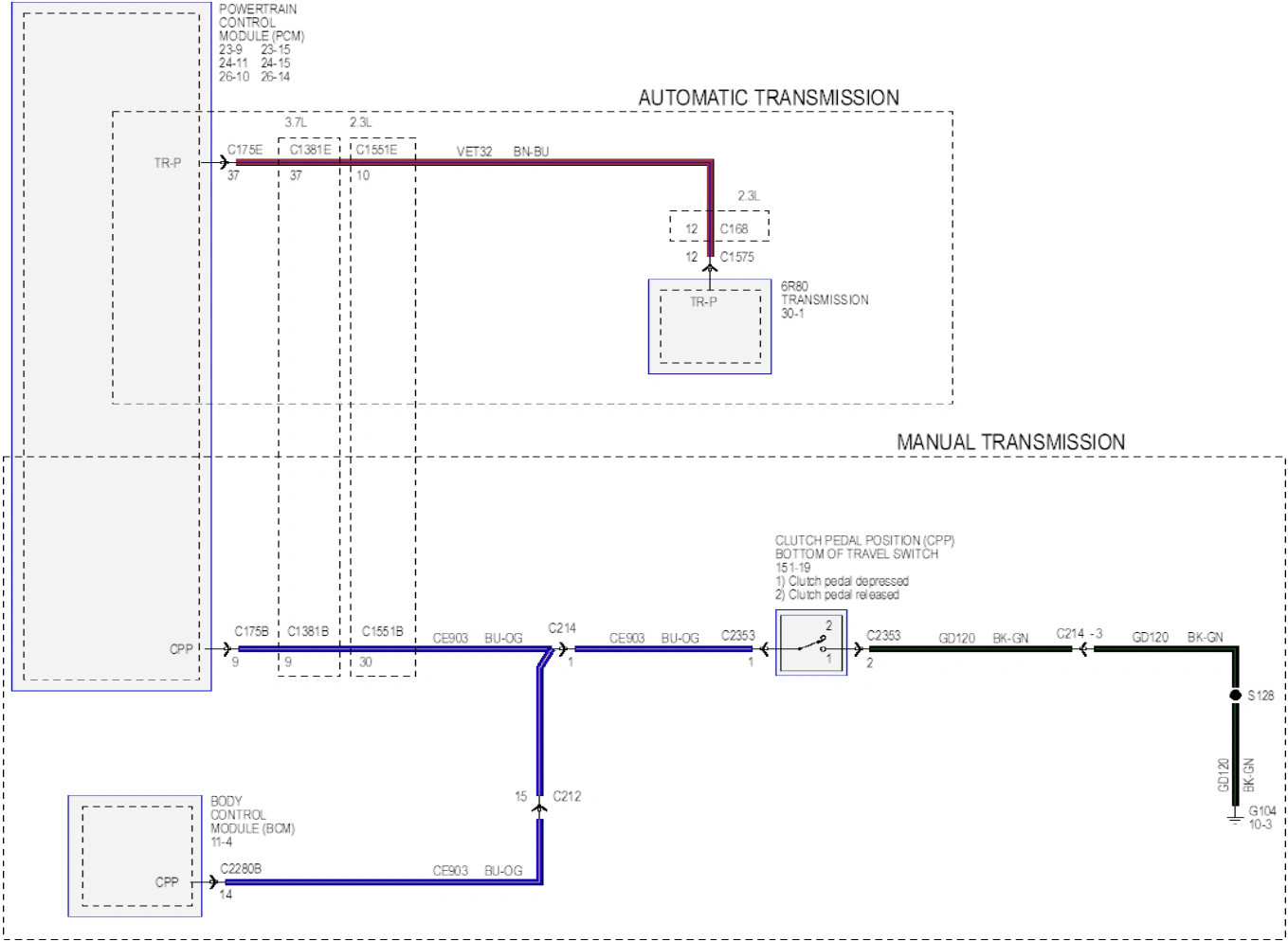 Wiring — original illustration 1, reference 6311
