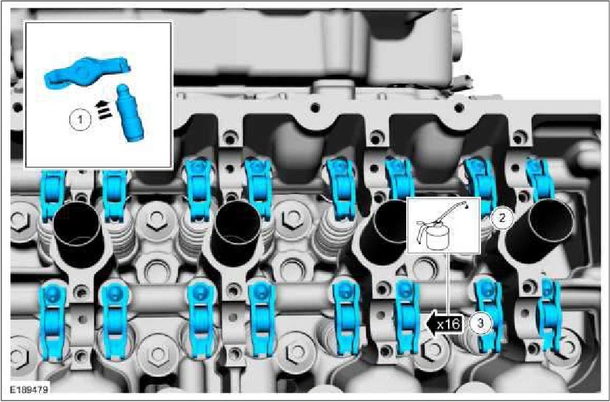 Camshaft LH — original illustration 2, reference 153