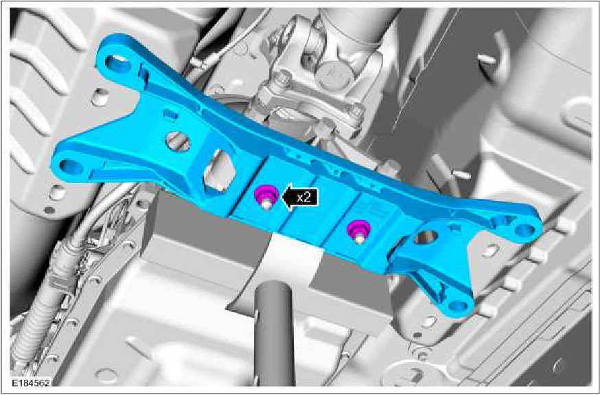 Transmission Support Crossmember — original illustration 2, reference 2397