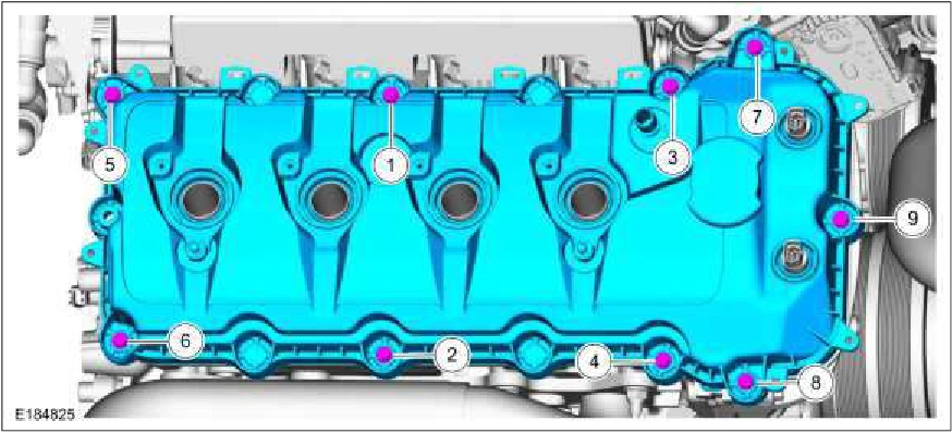 Valve Cover RH — original illustration 2, reference 369