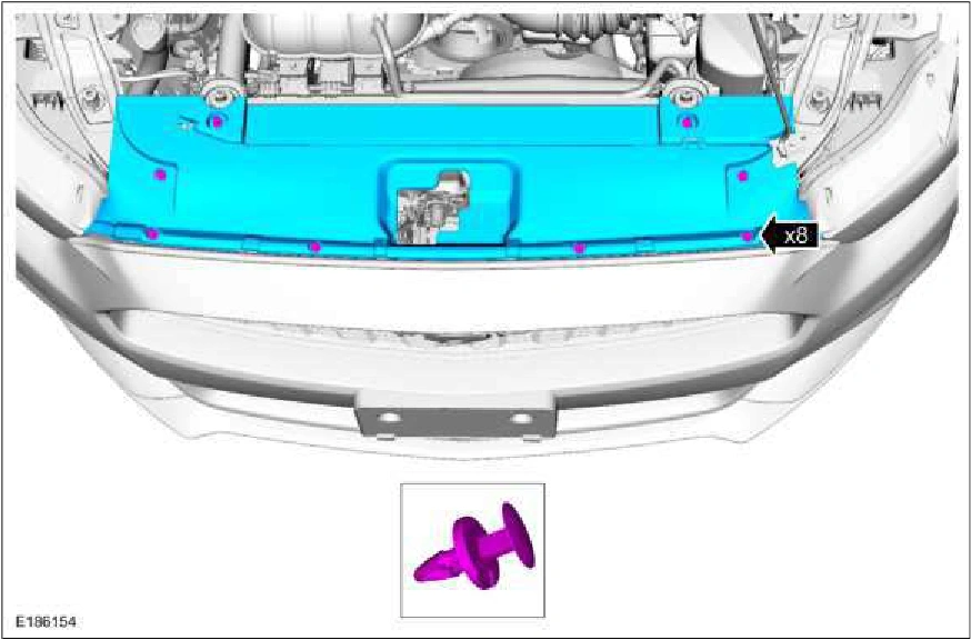 Front Bumper Cover — original illustration 1, reference 1664