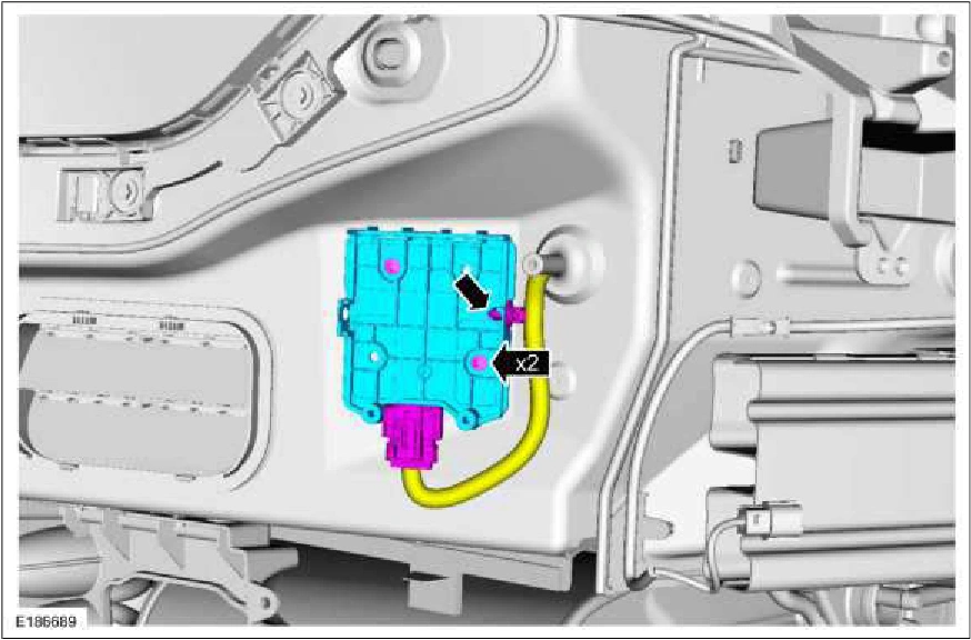 Side Obstacle Detection Control Module — original illustration 1, reference 6189