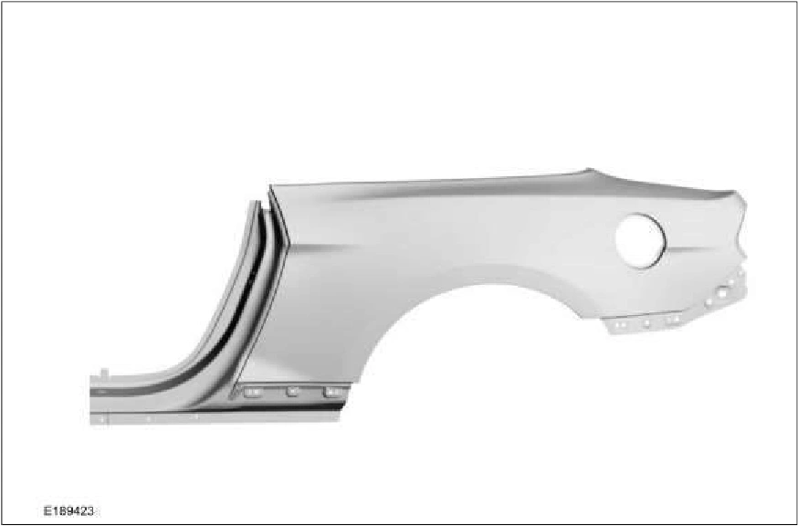 Quarter Panel - Convertible — original illustration 1, reference 2351