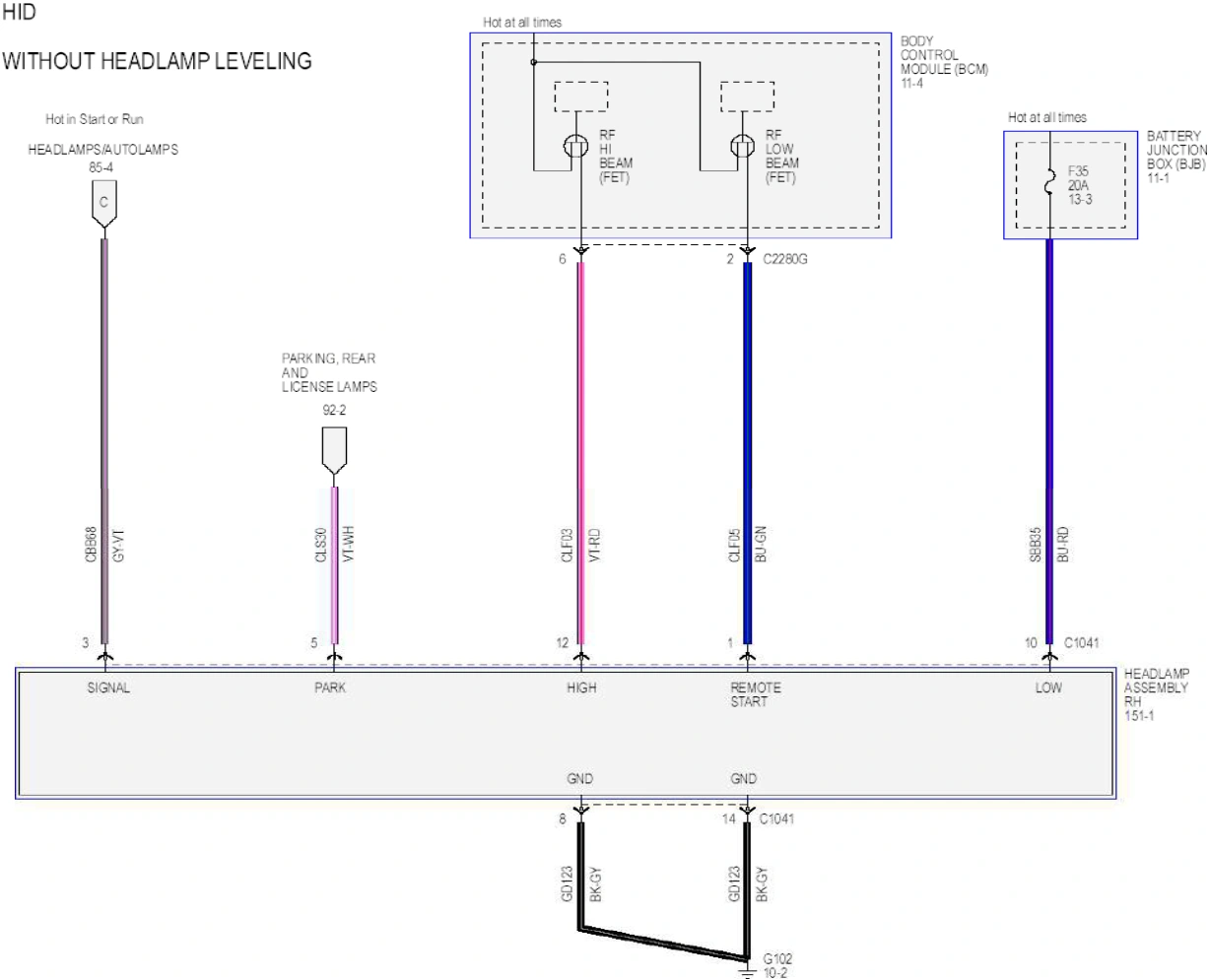 Wiring — original illustration 1, reference 6428