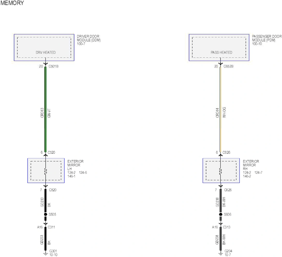Wiring — original illustration 1, reference 6412