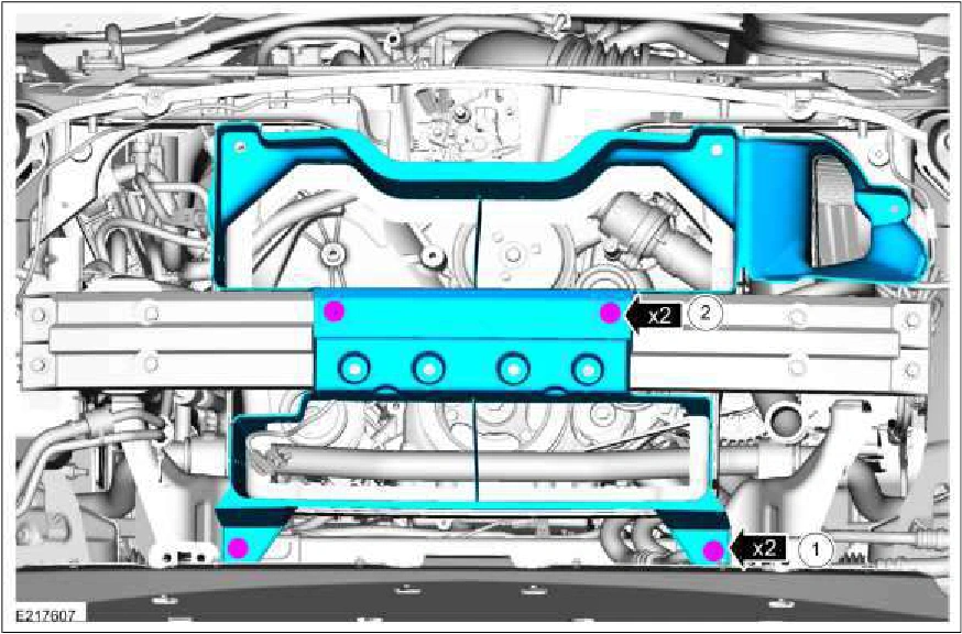 Front Bumper - Vehicles With: SVT Performance Package — original illustration 1, reference 1659