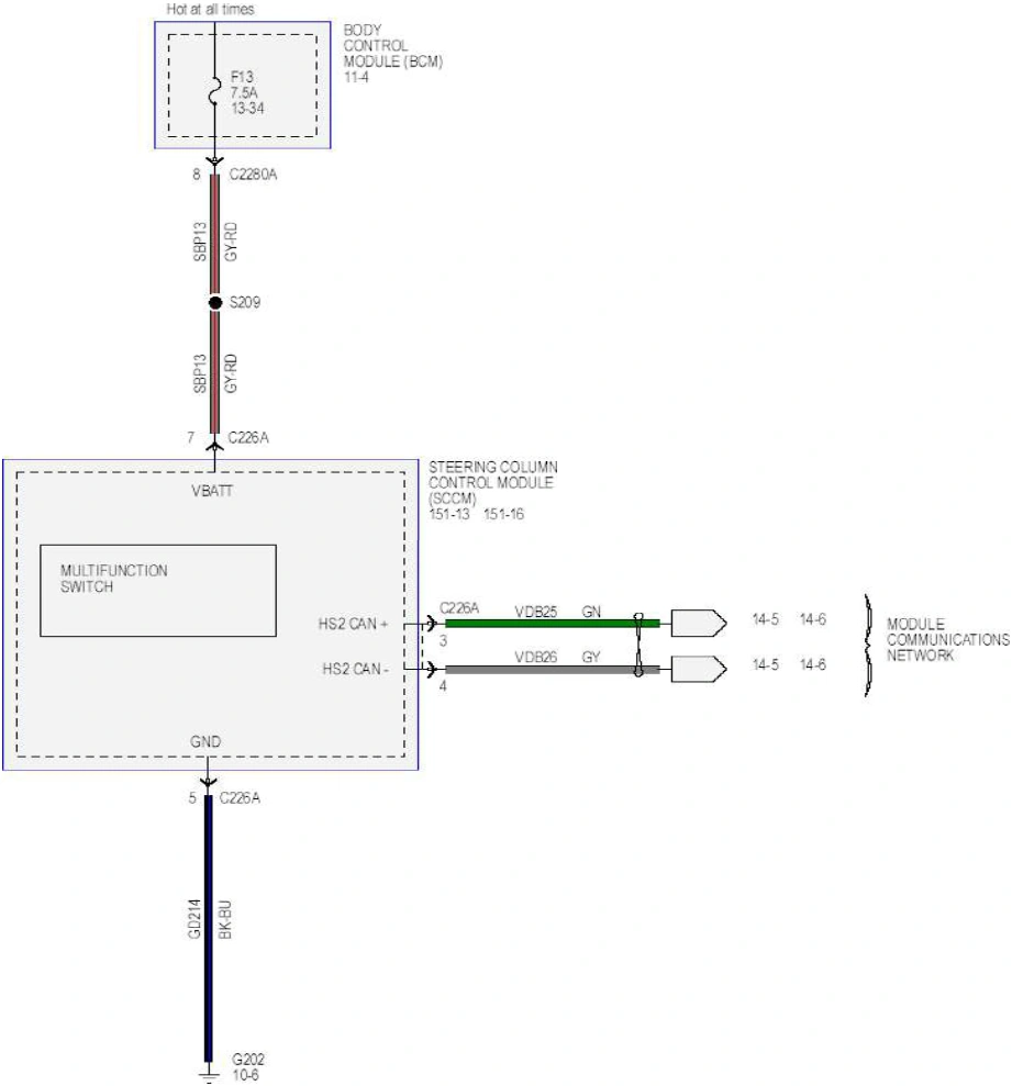 Wiring — original illustration 1, reference 6425