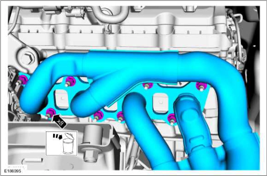 309-00C Exhaust System - 5.0L — original illustration 1, reference 3188