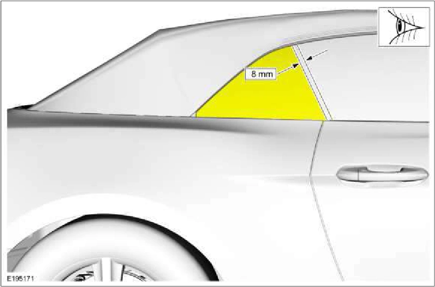 Rear Quarter Window Glass Adjustment - Convertible — original illustration 1, reference 1283