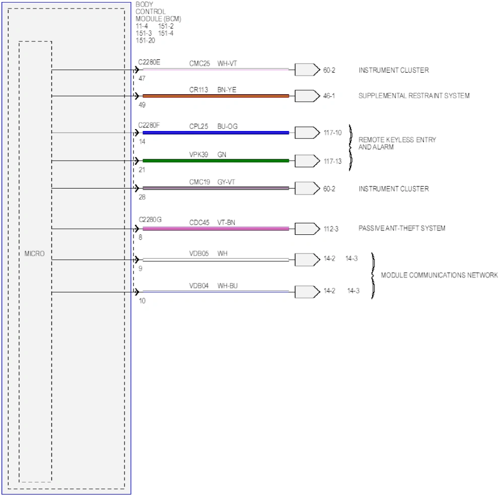 Wiring — original illustration 1, reference 6295