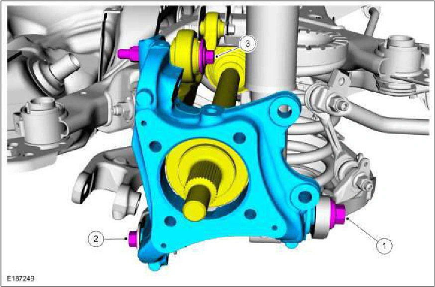 Wheel Knuckle — original illustration 1, reference 2534