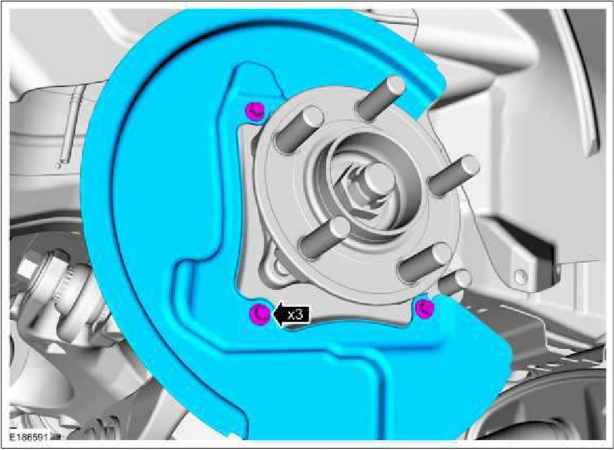 Brake Disc Shield — original illustration 1, reference 2846