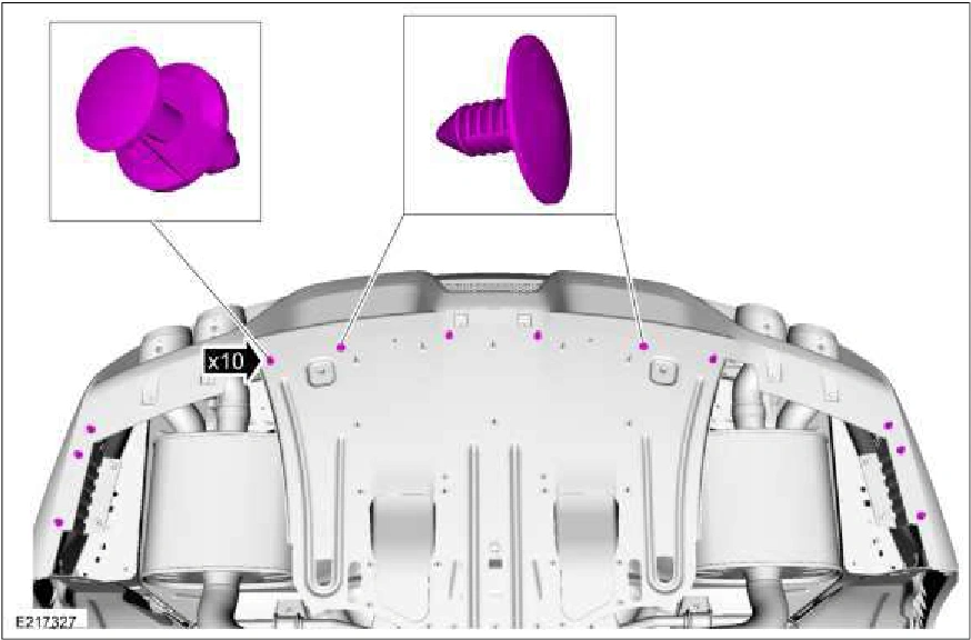 Rear Bumper Cover - Vehicles With: SVT Performance Package — original illustration 1, reference 1687