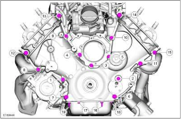 Engine Front Cover — original illustration 2, reference 216