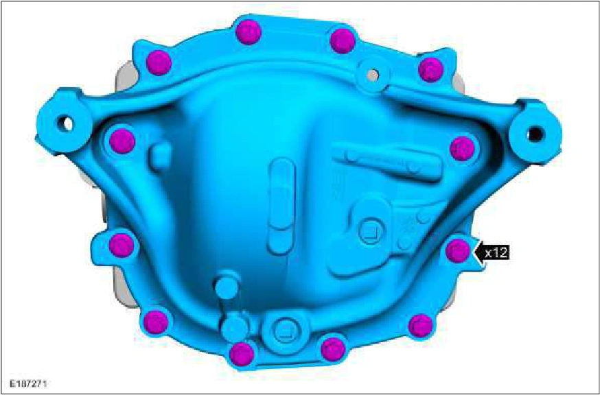 Differential Housing Cover — original illustration 1, reference 2721