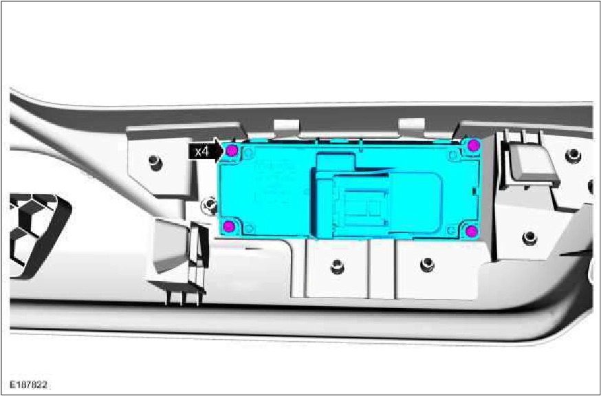 Front Seat Control Switch — original illustration 1, reference 1149