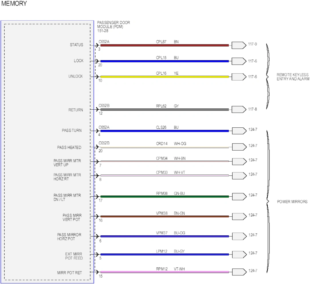 Wiring — original illustration 1, reference 6474
