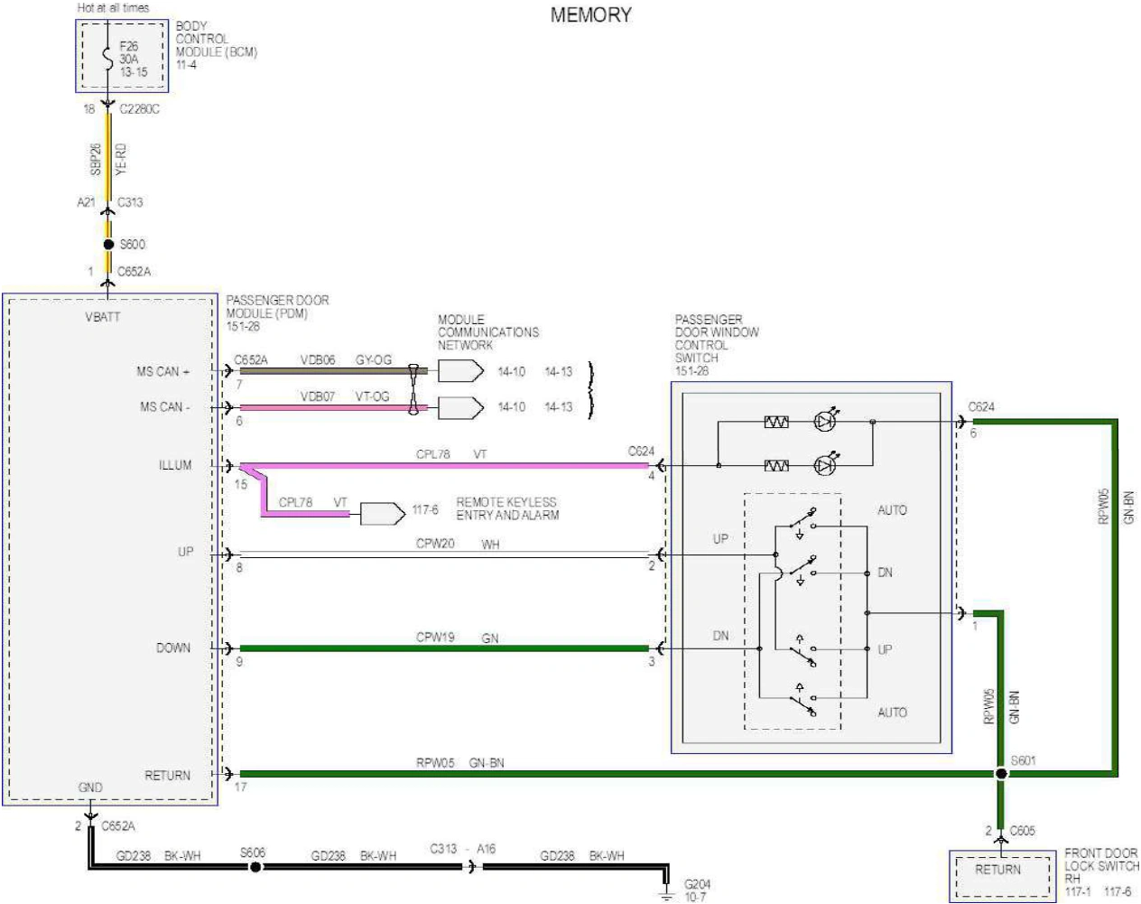 Wiring — original illustration 1, reference 6472