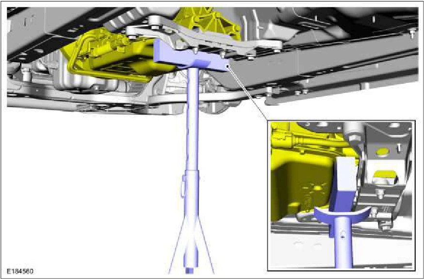 Transmission Support Crossmember — original illustration 1, reference 2396