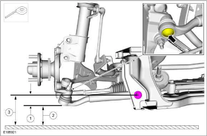 Ride Height Measurement — original illustration 1, reference 2424