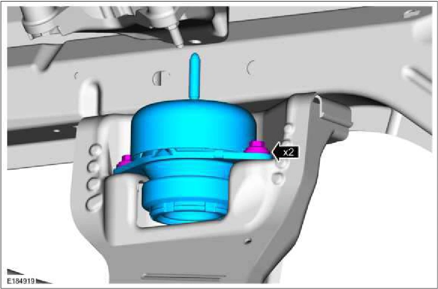 Engine Mount RH — original illustration 2, reference 241