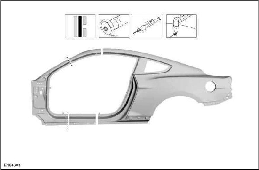 501-26 Body Repairs - Vehicle Specific Information and Tolerance — original illustration 2, reference 2238
