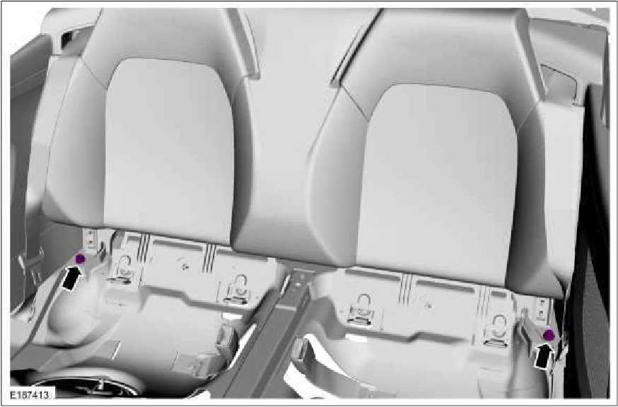 Rear Seat Backrest - Convertible — original illustration 1, reference 1183