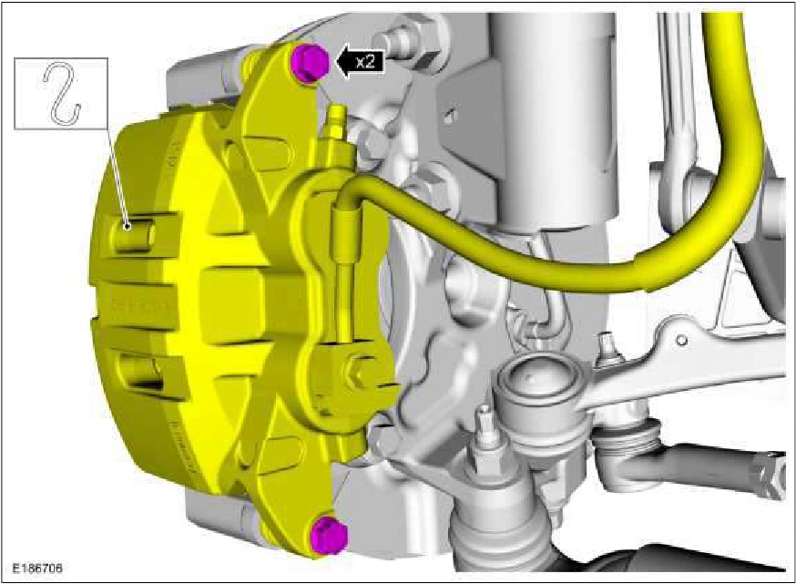 Brake service original illustration, reference 2815