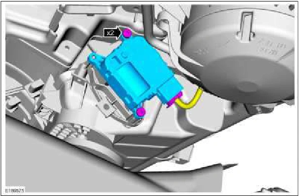 Passenger Side Temperature Door Actuator — original illustration 1, reference 3804